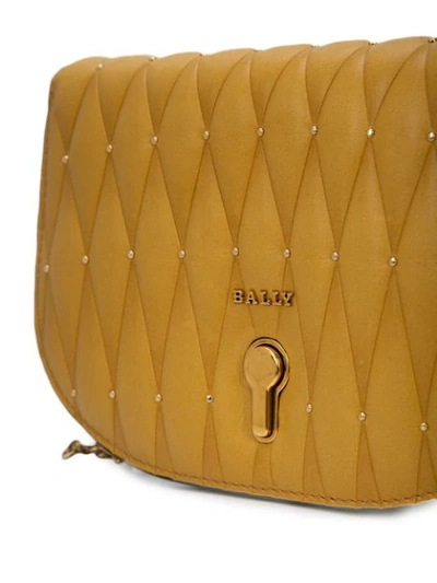 Shop Bally Clayn Mini Bag In Yellow