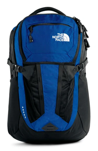 Shop The North Face Recon Backpack In Tnf Blue Ripstop/ Tnf Black