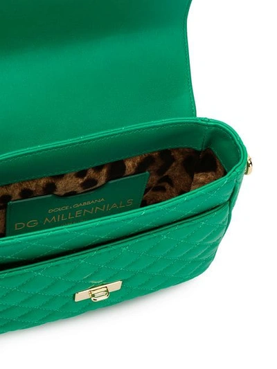Shop Dolce & Gabbana Dg Millenials Crossbody Bag In Green