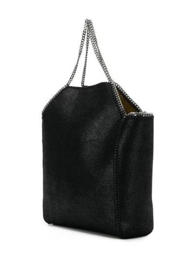 Shop Stella Mccartney Mini Falaballa Tote Bag - Black