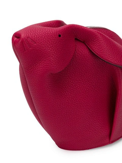 Shop Loewe Bunny Mini Bag In Pink