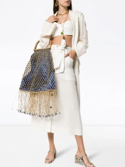 Shop My Beachy Side Woven Tote Bag In Neutrals