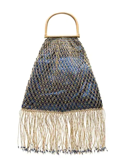 MY BEACHY SIDE WOVEN TOTE BAG - 大地色