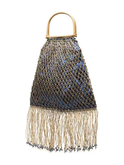 MY BEACHY SIDE WOVEN TOTE BAG - 大地色