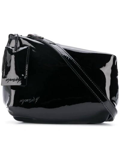 Shop Marsèll Asymmetric Shoulder Bag - Black