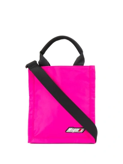 Shop Msgm Tote Bag In Pink