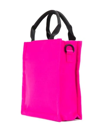 Shop Msgm Tote Bag In Pink