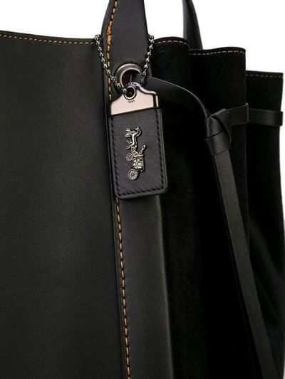Shop Coach Harmony Hobo Shoulder Bag In Black