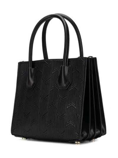 Shop Michael Michael Kors Mercer Small Tote Bag In Black