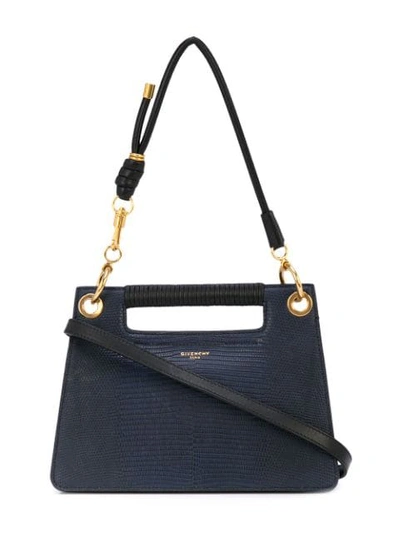 Shop Givenchy Whip Shoulder Bag In Blue