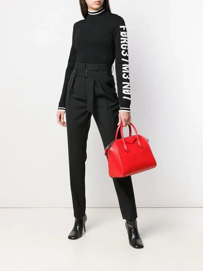 Shop Givenchy Antigona Tote Bag In Red