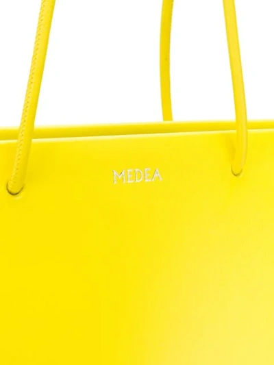 Shop Medea 'prima Venti' Shopper In Yellow