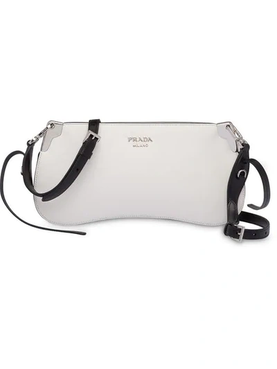 Shop Prada Sidonie Shoulder Bag In White