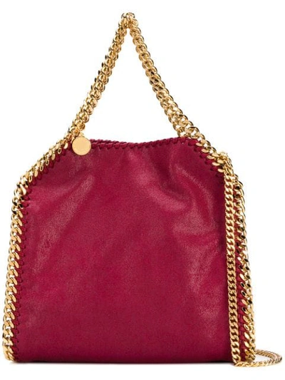 Shop Stella Mccartney Gold-tone Hardware Bag - Red