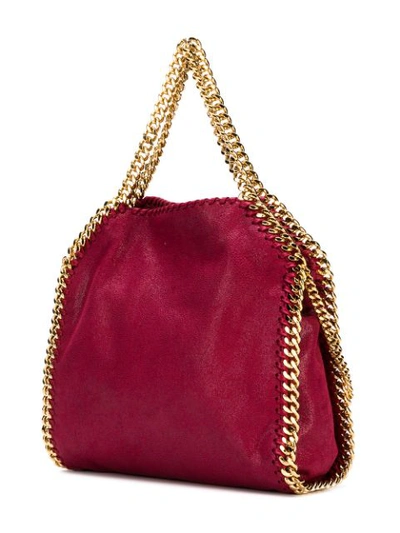 Shop Stella Mccartney Gold-tone Hardware Bag - Red