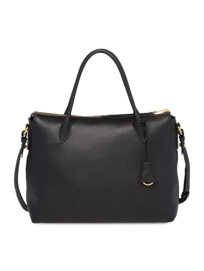 Shop Prada Logo Tote Bag - Black