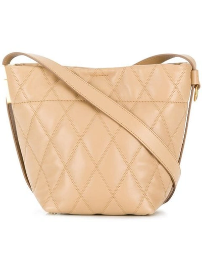 Shop Givenchy Gv Bucket Shoulder Bag In Brown