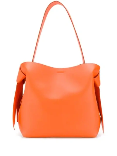 Shop Acne Studios Musubi Midi Tote In Orange