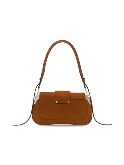 Shop Prada Sidonie Bag - Brown