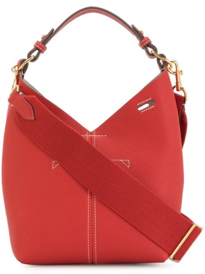 Shop Anya Hindmarch Mini Shoulder Bag In Red