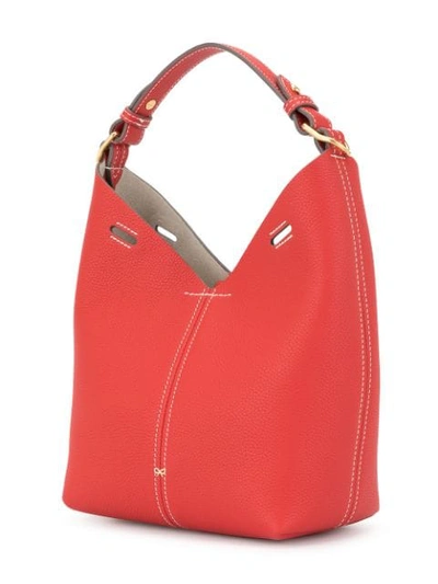 Shop Anya Hindmarch Mini Shoulder Bag In Red