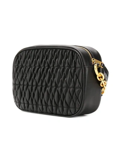 Shop Furla Cometa Crossbody Bag In Black