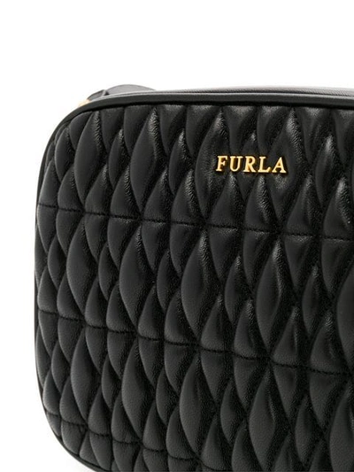 Shop Furla Cometa Crossbody Bag In Black