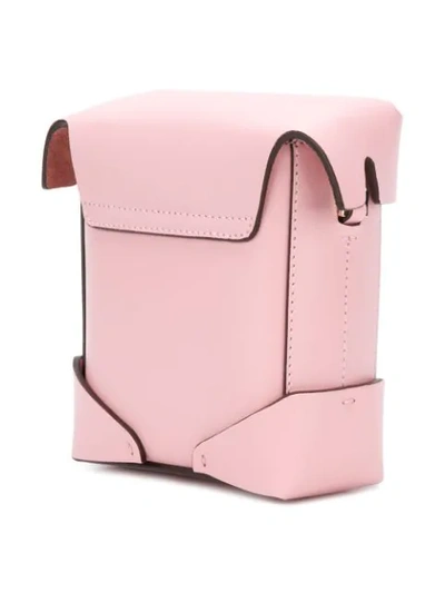 Shop Manu Atelier Pristine Mini Crossbody Bag In Pink