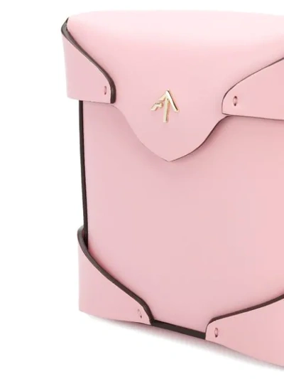 Shop Manu Atelier Pristine Mini Crossbody Bag In Pink