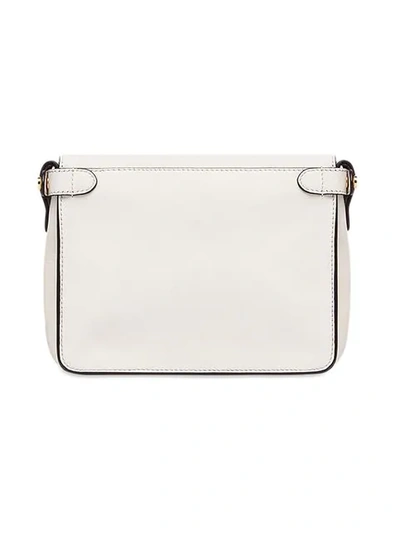 Shop Fendi Flip Mini Handbag In White