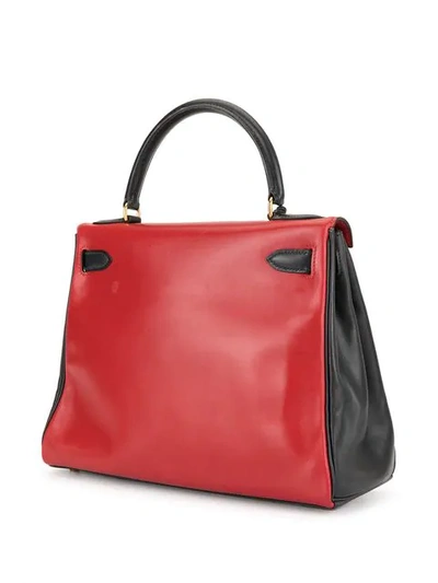 Pre-owned Hermes 1994  Kelly 28 2way In Red