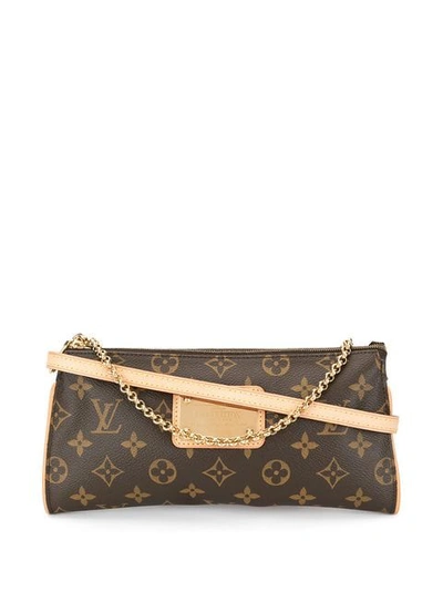 Shop Pre-owned Louis Vuitton Eva 2way Shoulder Bag In Brown