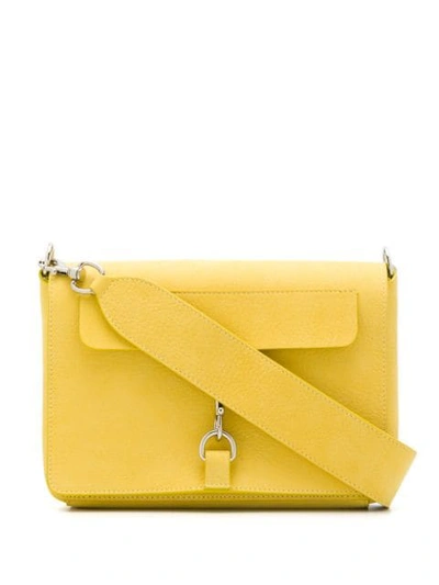 Shop Rebecca Minkoff Map Flap Crossbody Bag In Yellow