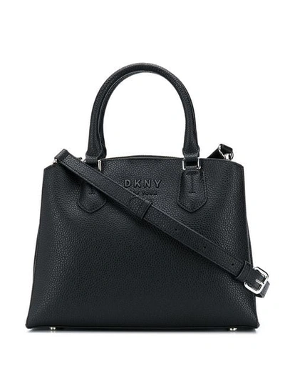 Shop Dkny Noho Media Bag In Black