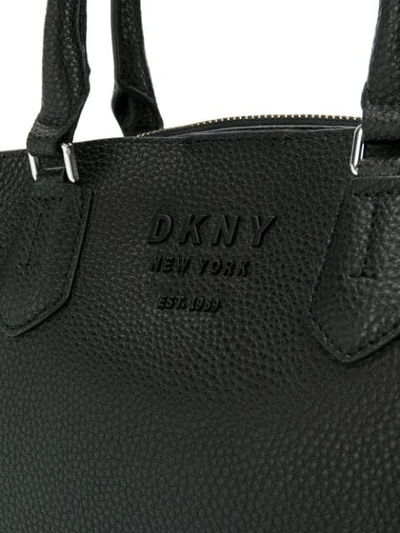 Shop Dkny Noho Media Bag In Black