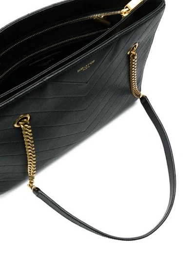 Shop Saint Laurent Tribeca Shoulder Bag In Black