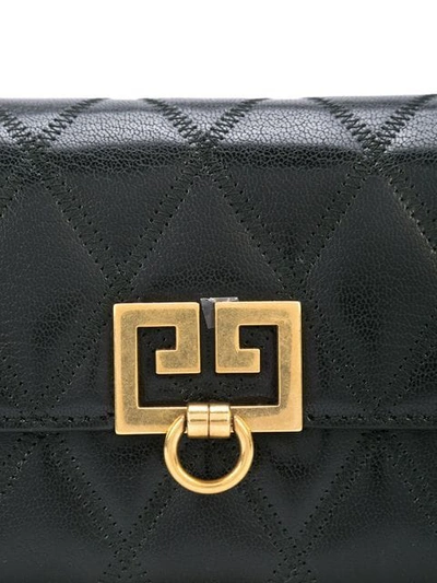 Shop Givenchy Gv3 Shoulder Bag In Black