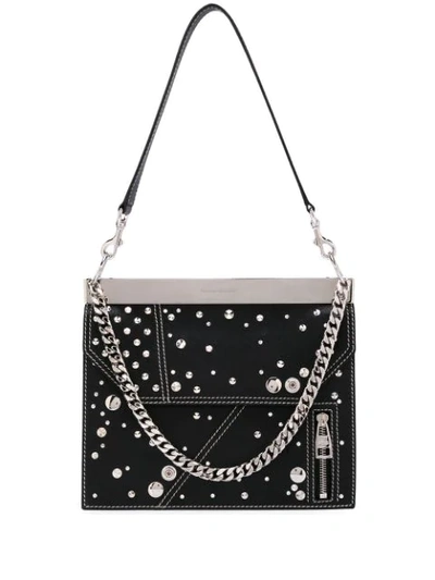 ALEXANDER MCQUEEN DROP CHAIN BAG - 黑色