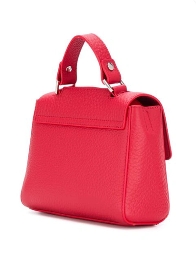 Shop Orciani Logo Shoulder Bag In Red
