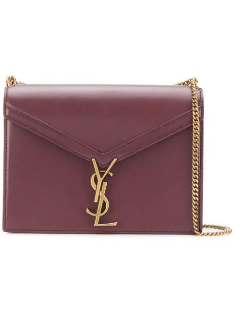 saint laurent cassandra leather shoulder bag