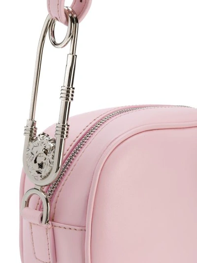 Shop Versus Safety-pin Embellished Cross-body Bag - Pink