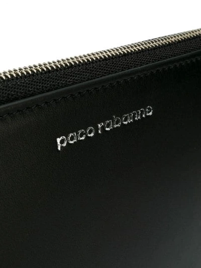 Shop Paco Rabanne Iconic Pocket Bag In 001 Black