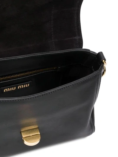 Shop Miu Miu Satchel Bag - Black