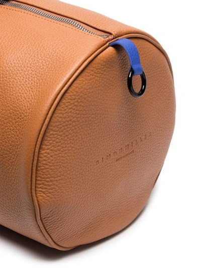 Shop Simon Miller Brown And Blue Tool Kit Leather Holdall