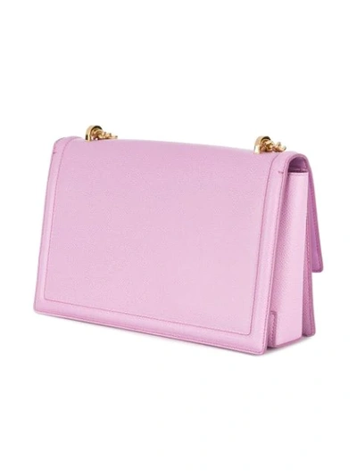 Shop Ferragamo Salvatore  Vara Bow Medium Shoulder Bag - Pink
