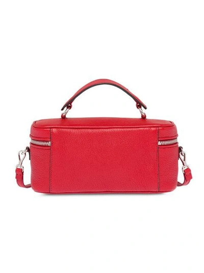 Shop Miu Miu Top Handle Shoulder Bag In Red