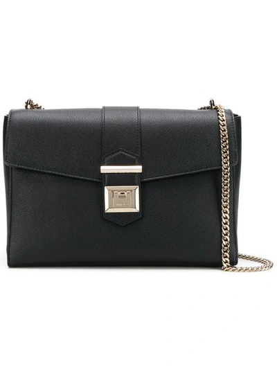 Shop Jimmy Choo Marianne Shoulder Bag In Black