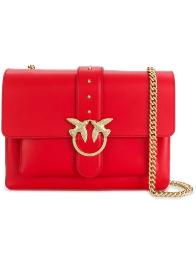 Shop Pinko Simply Cross Body Bag In Red