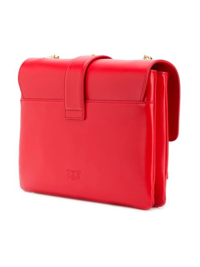 Shop Pinko Simply Cross Body Bag In Red