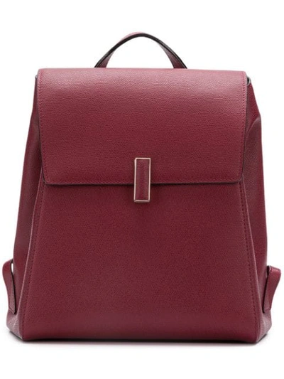 Shop Valextra Iside Backpack In Red